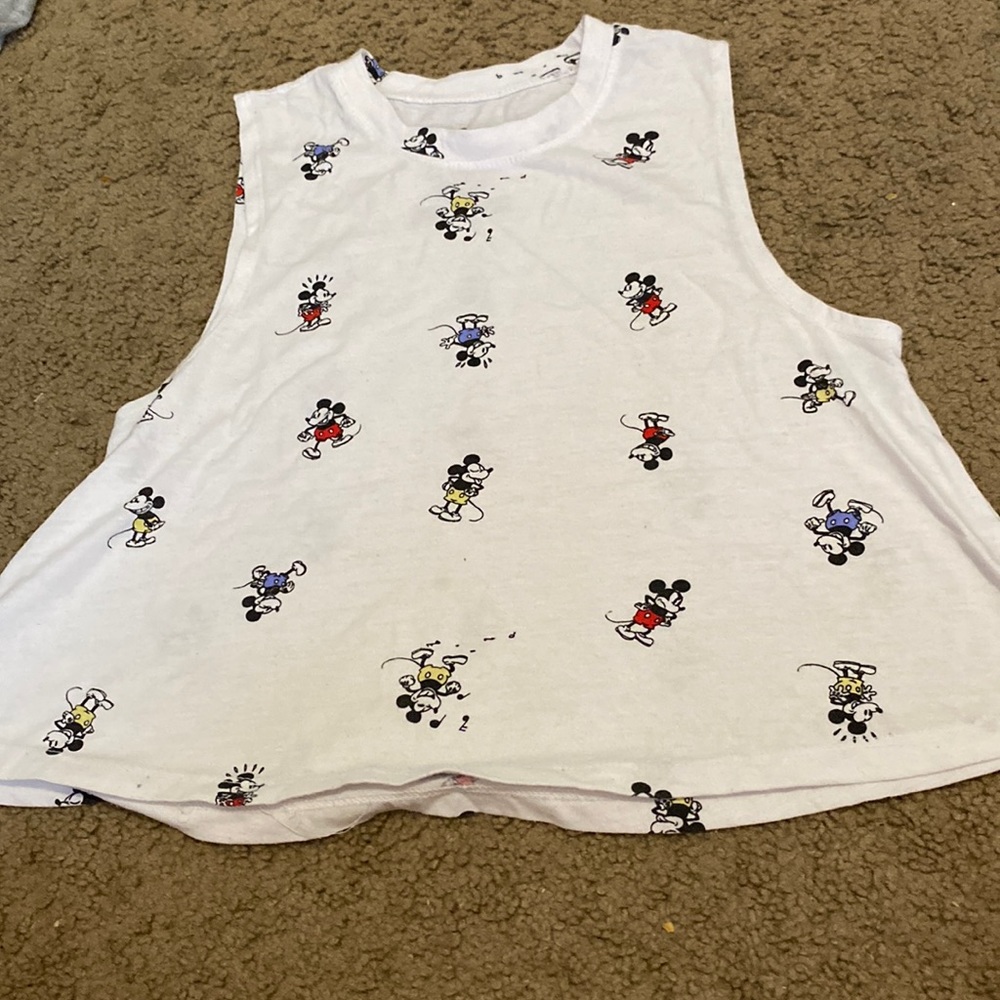 Crop top Disney tank top size extra small
